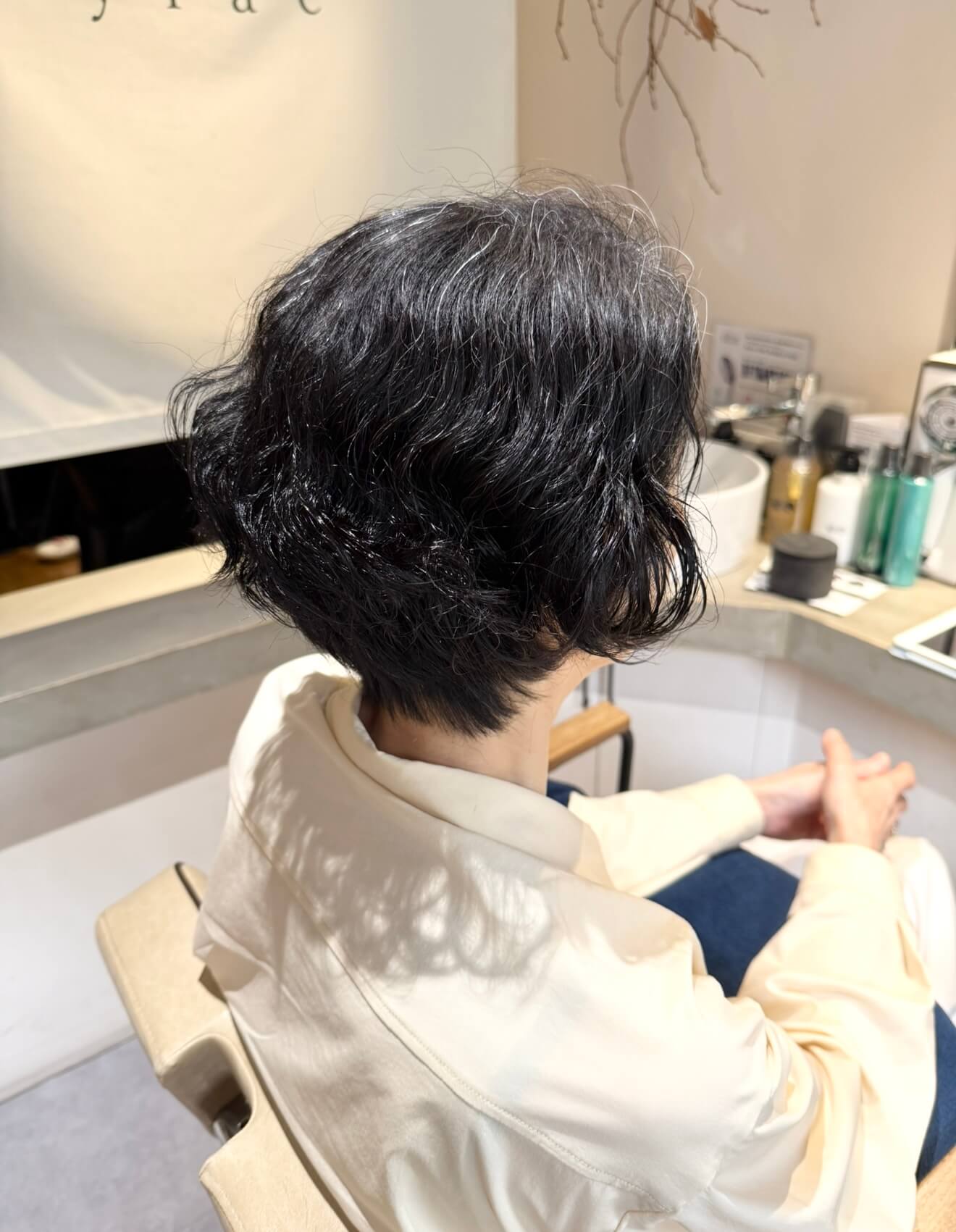 大阪梅田くせ毛を活かすカット