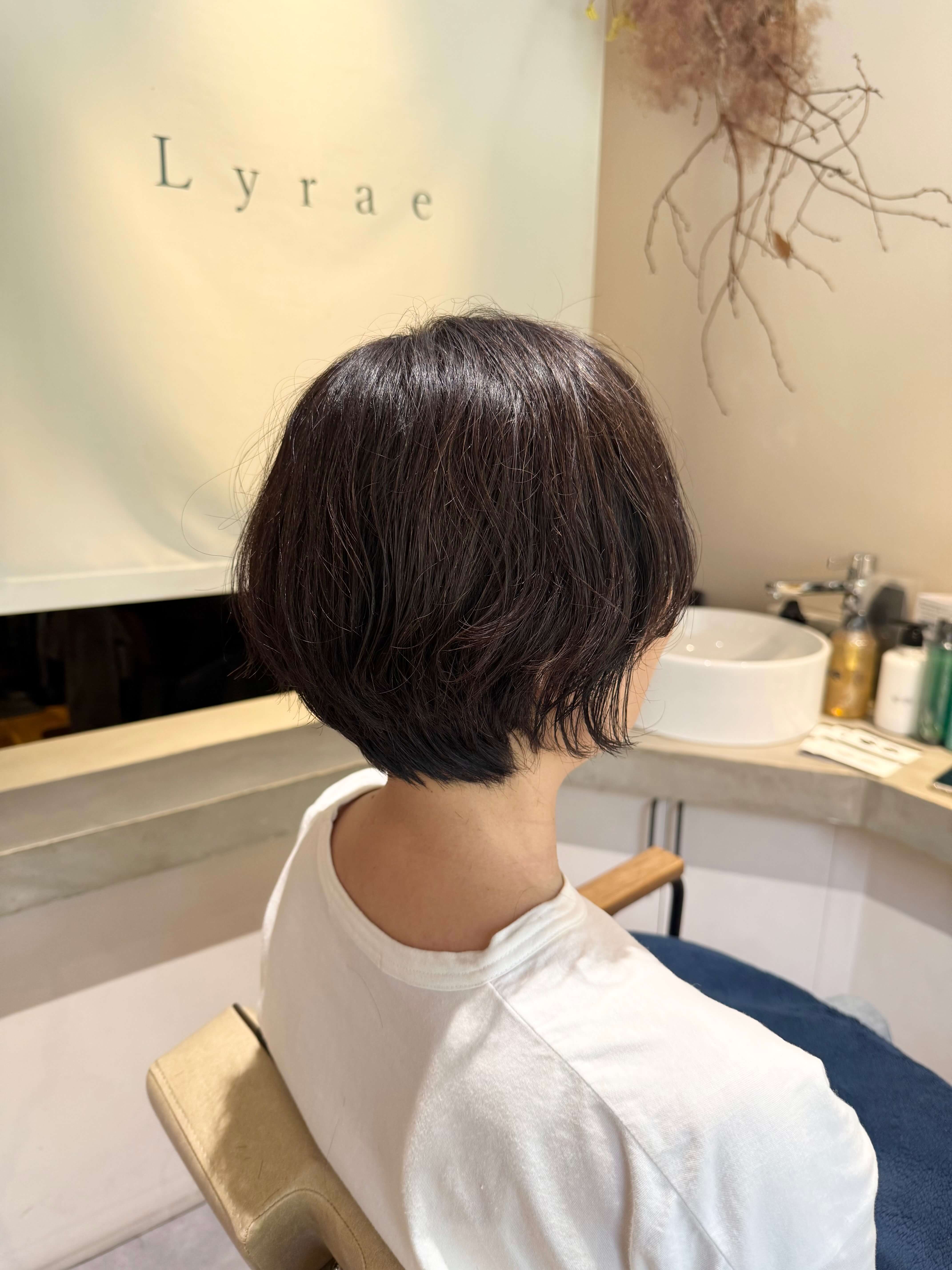 大阪・脱縮毛矯正・くせ毛を活かすカット仕上がり